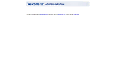 Desktop Screenshot of apheadlines.com