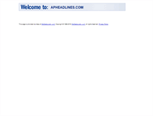 Tablet Screenshot of apheadlines.com